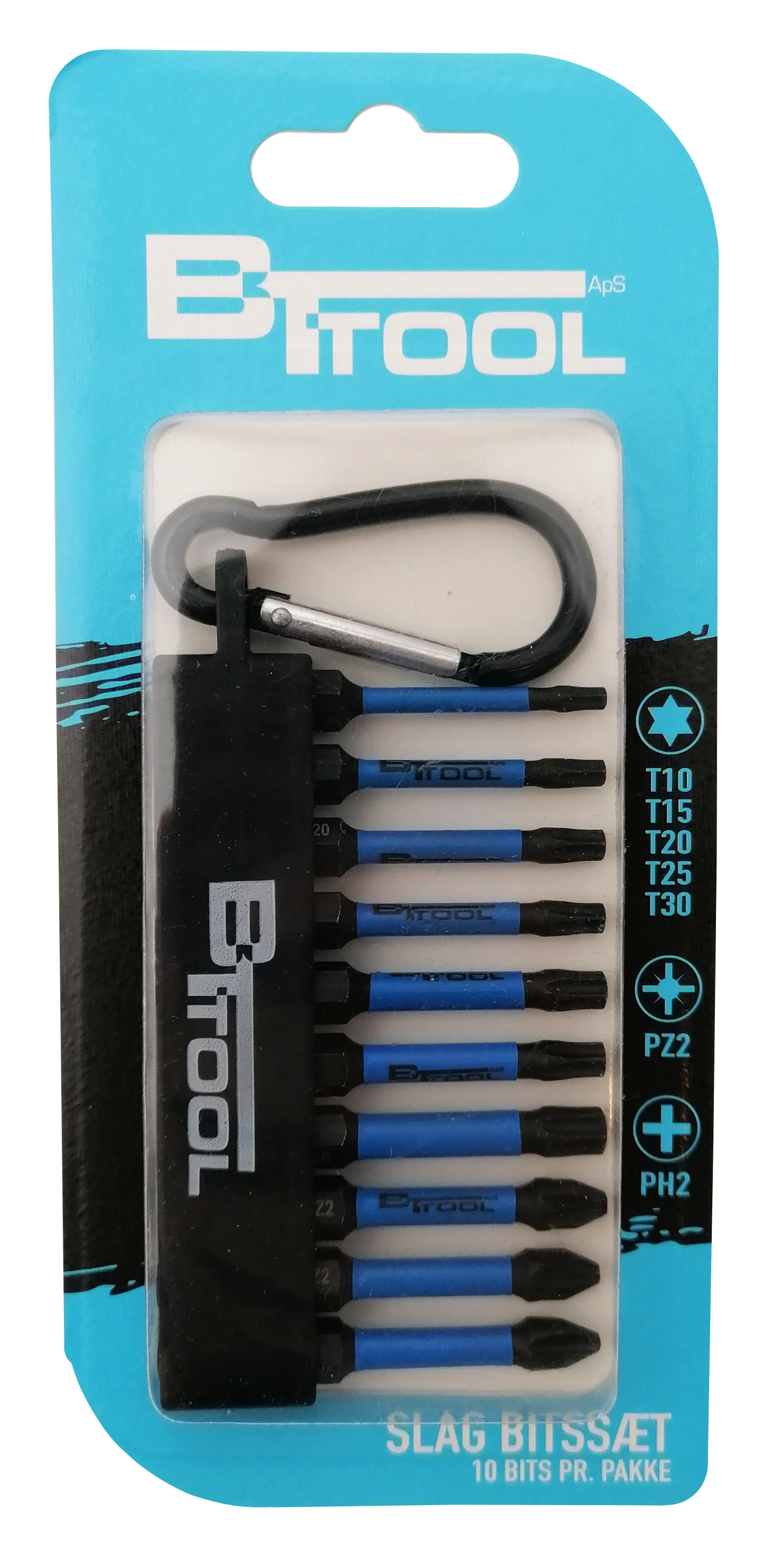 Slagbitssæt 50 mm karabinhage