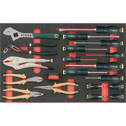 Force vrktjsvogn 200 dele i skum