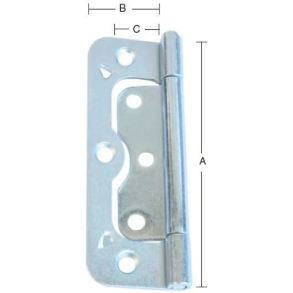 Elgalvaniseret kanth�ngsel 88x24 mm