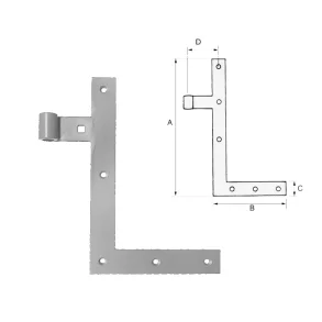 Varm-galv. hjrnebndshngsel 430 V
