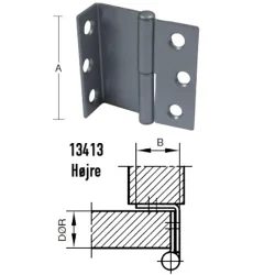 Gr skabshngsel 50 mm H