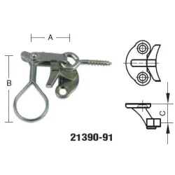 Brun antverfer m/sken 21391