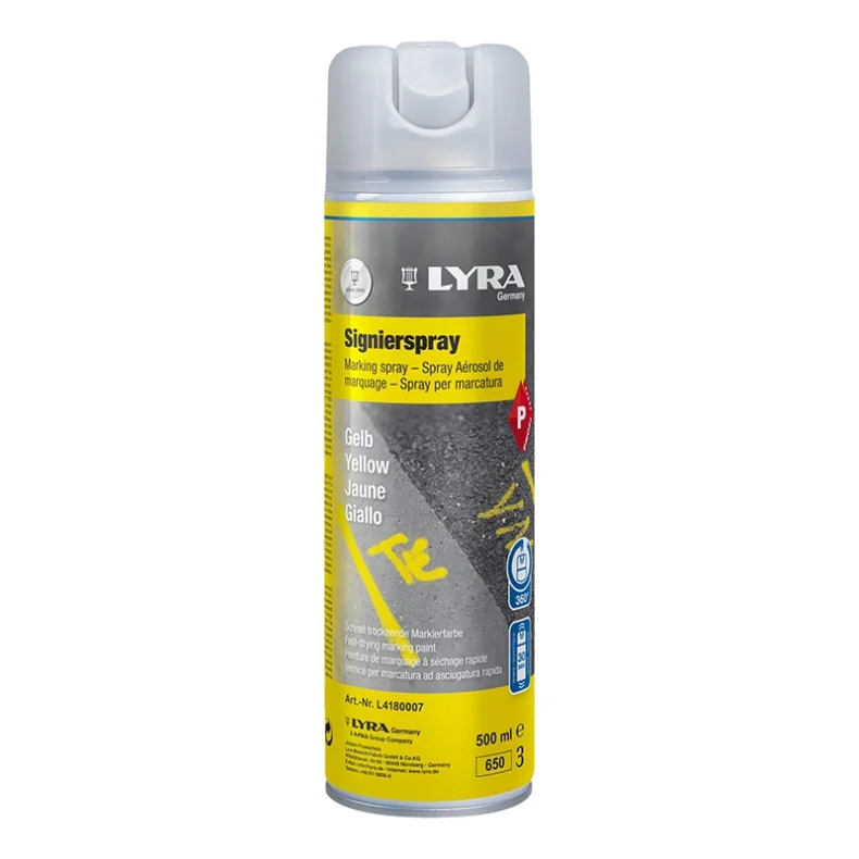 Lyra markeringsspray 4180 gul