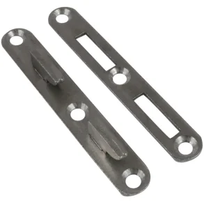 Blank sengebeslag 105 x 16 mm