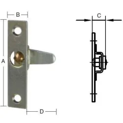 El-galv. tungels 93 x 23 mm