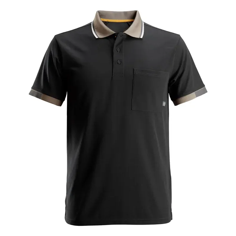 Snickers AllroundWork Polo sort XXL