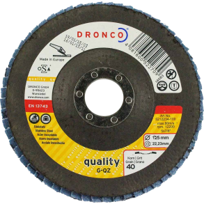 Flap slibeskive 125x22 mm skr korn 80