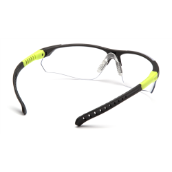 Brille Pyramex Sitecore - gr�/lime og klar linse