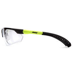Brille Pyramex Sitecore - gr�/lime og klar linse