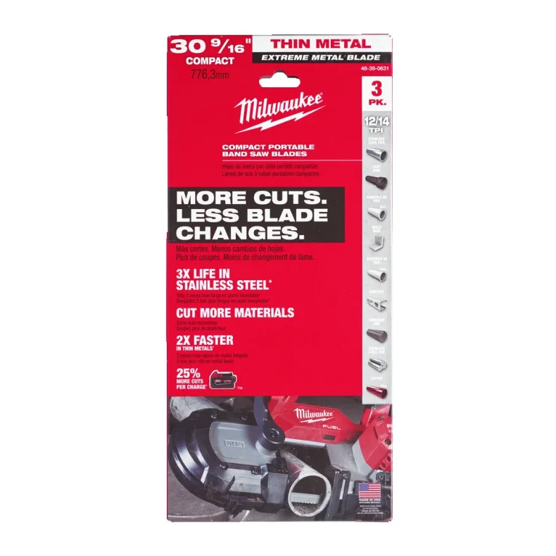 Milwaukee b�ndsavklinge t/12V (48390631)