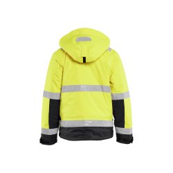 Bl�klader vinterjakke gul/sort L