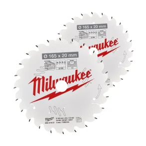 Milwaukee HM klingest 165x20 mm (2 stk Z40)