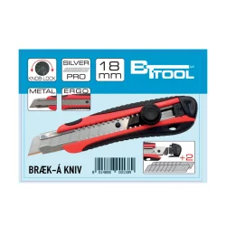 BT brk-a-kniv 18mm m/gummi greb