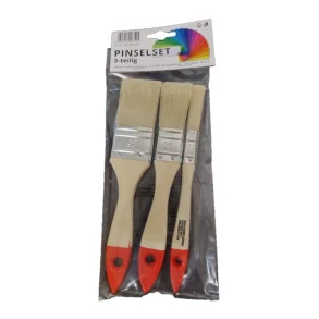 Pensels�t 3 stk flade 12/25/35 mm