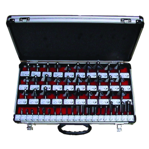 Proftool fr�sejern K8 med 50 dele i kuffert (5018)