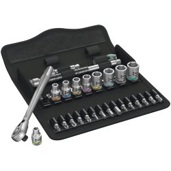 Wera 1/4" zyklop topnglest 28 dele (4018001)