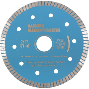 Diamant fliseklinge Turbo Rondo 125 mm