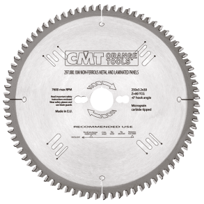 Cmt hm rundsavklinge t laminat/alu 160x20 mm td 40