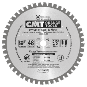 Cmt hm rundsavklinge t metal/stl 210x30 mm td 48