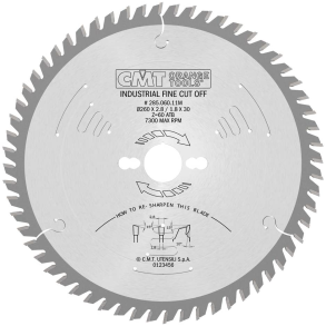 Cmt hm rundsavklinge 260x30 mm td 60
