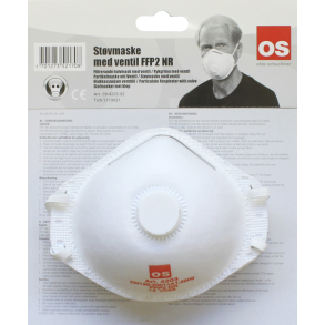 Os filtermaske med ventil - 12 stk