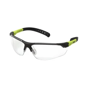 Brille Pyramex Sitecore - gr�/lime og klar linse