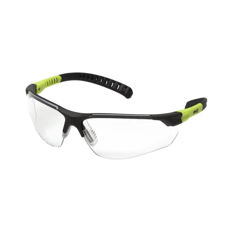 Brille Pyramex Sitecore - gr�/lime og klar linse