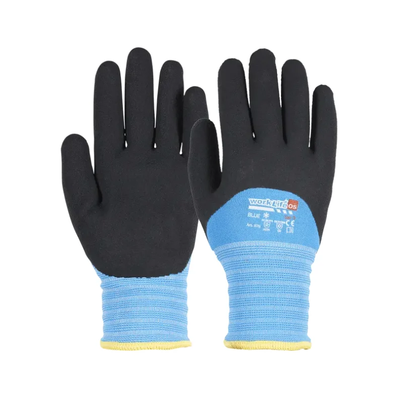 BLUE vinterhandske, latex-dyp str. 10