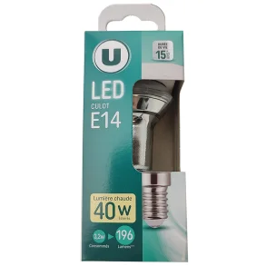 LED spot E14 3,2 watt=40 watt