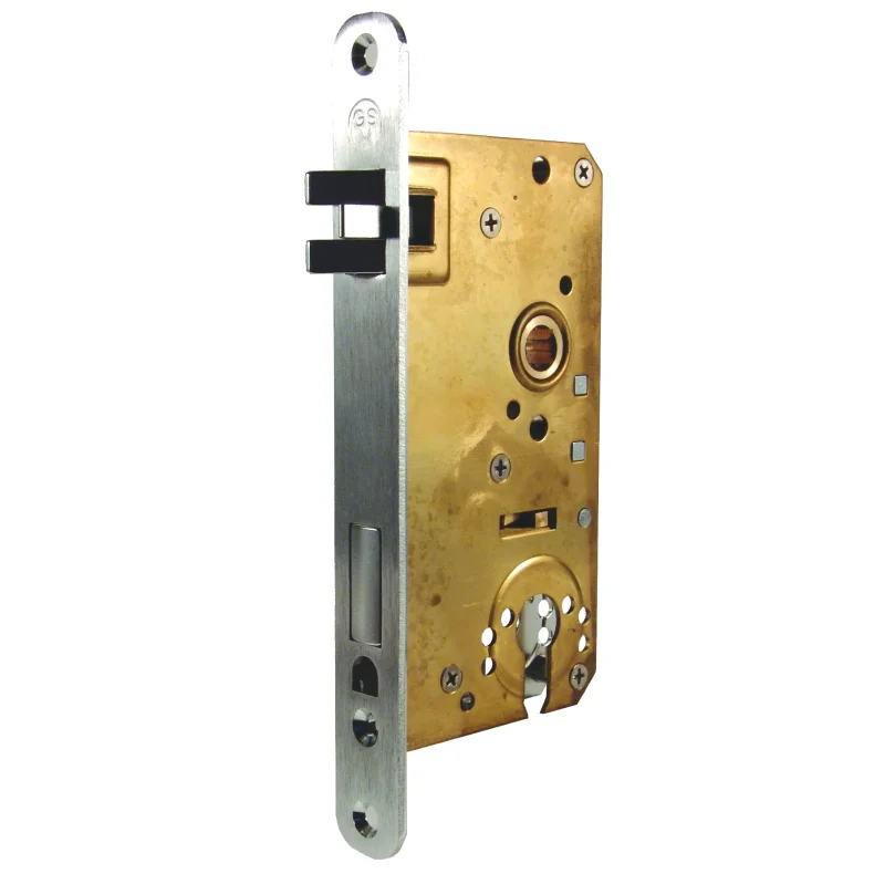 Schwepper Matforkromet cyl.l�sekasse u/slutblik h