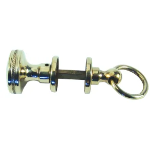 Messing knop & ringgreb 8 mm