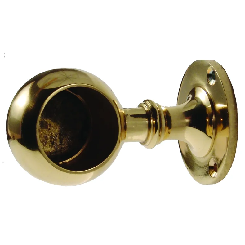 Messing stangholder lukket 40 mm