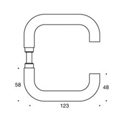 Randi drgreb u-form 18mm 7020.00AB RS