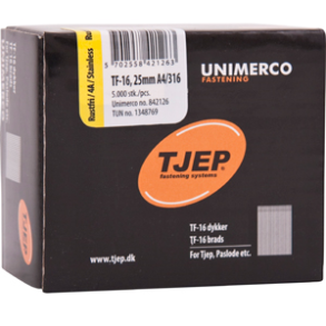 Tjep Rustfri dykkere f-16-25mm 5000 (842126)