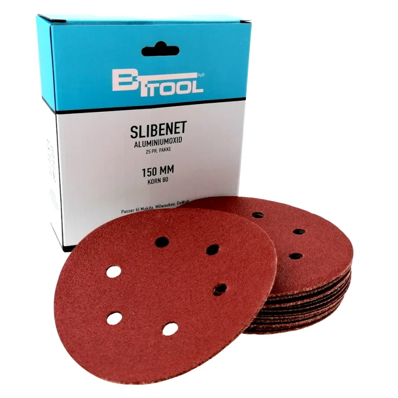 Sliberondel papir 125 mm K120