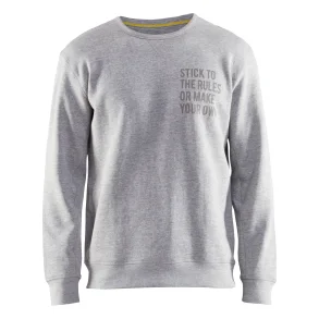 Blkläder sweatshirt grmeleret (L)