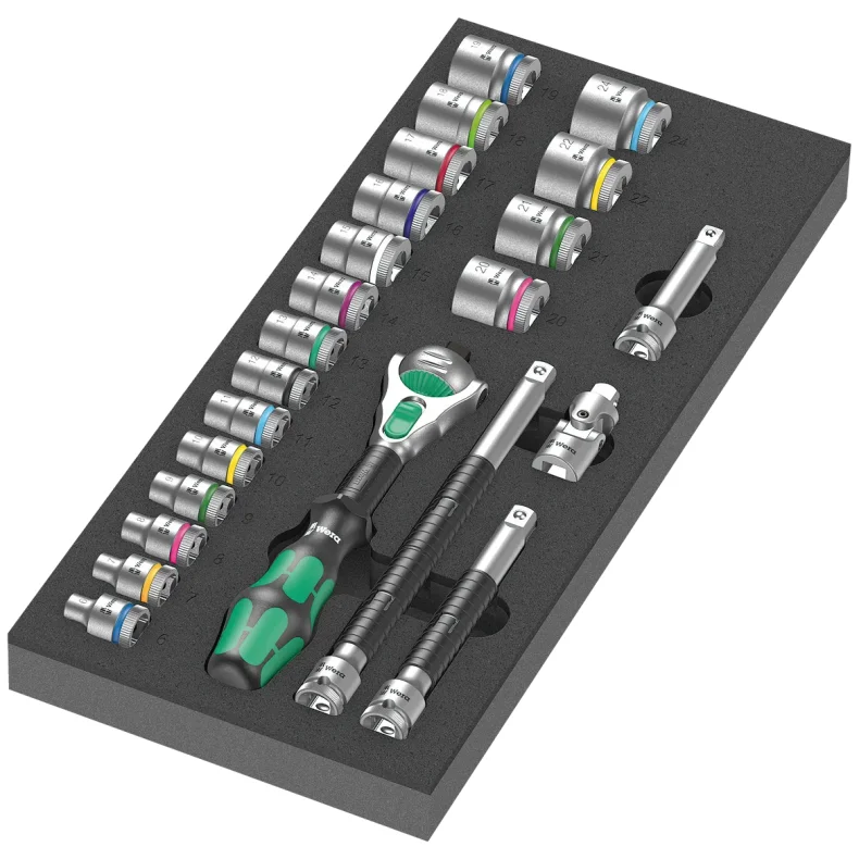 Wera 3/8" Zyklop 8000B i skumindlg 9721