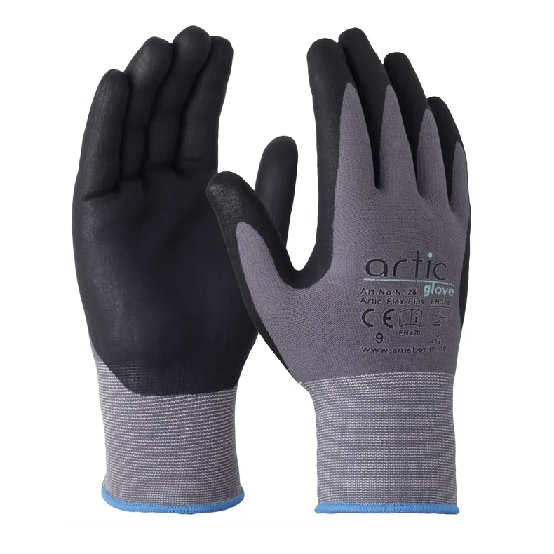 AMS Artic handske gr� str 9