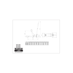 Bahco BH13000 donkraft 3 tons