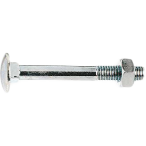 Elgalvaniseret brddebolt 12x160 mm.