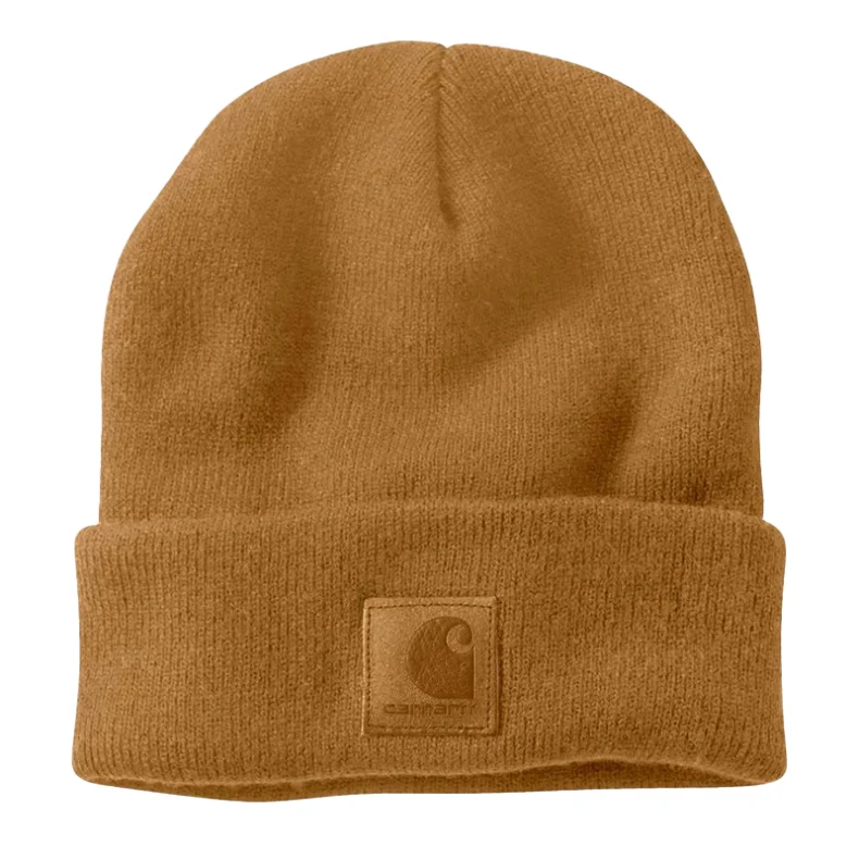 CARHARTT Hue Brun Med Lder Logo
