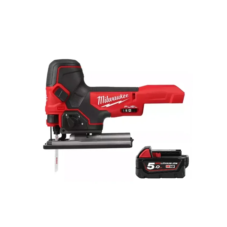 Milwaukee FBJS stiksav + 5,0ah batteri