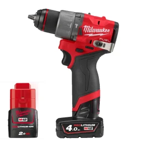 Milwaukee 12v slagboremaskines�t (M12FPD2S-422X)