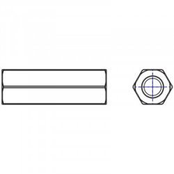 Elgalvaniseret forbindelsesmtrik 10x40 mm