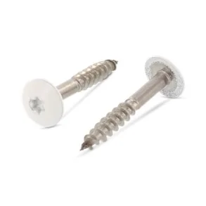 100 stk Facadeskruer A2 4,8 X 38 mm hvid RAL9010