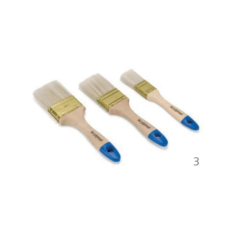 Pensels�t 3 stk flade lak