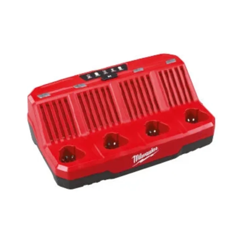 Milwaukee M12 lader til 4 batterier (M12C4)