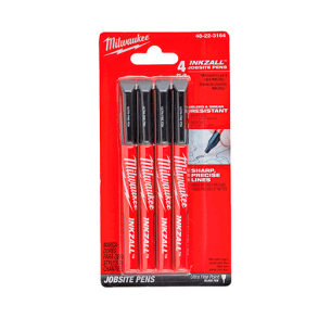 Milwaukee Inkzall fin spids sort 4 stk.