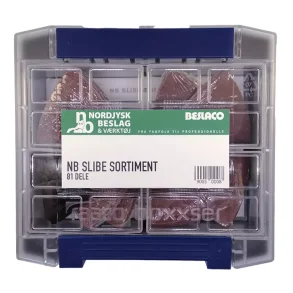 NB Slibe Sortiment 81 dele