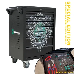 Wera vrktjsvogn tool rebel - Special Edition